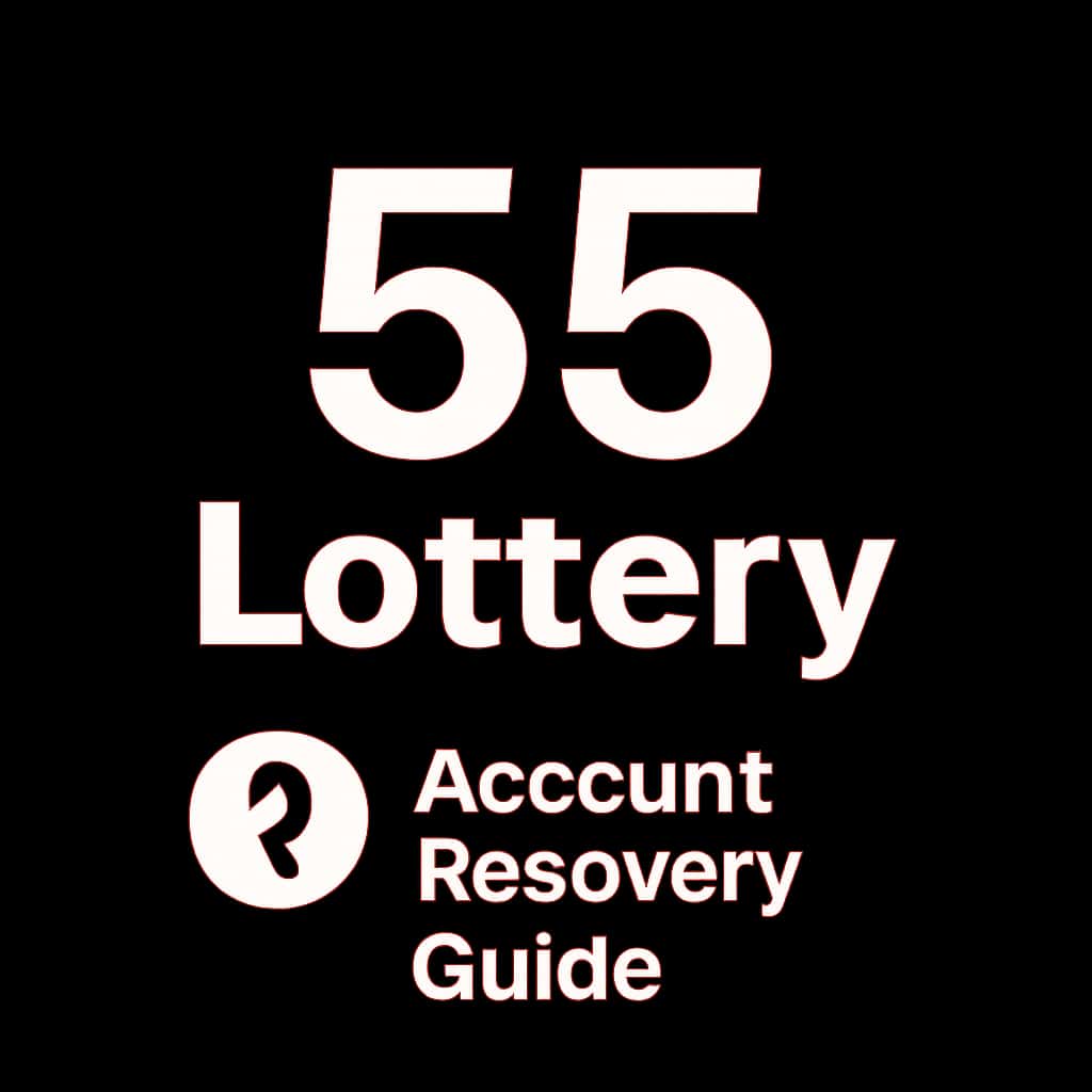 Icon representing 55 Lottery Account Recovery Guide.
