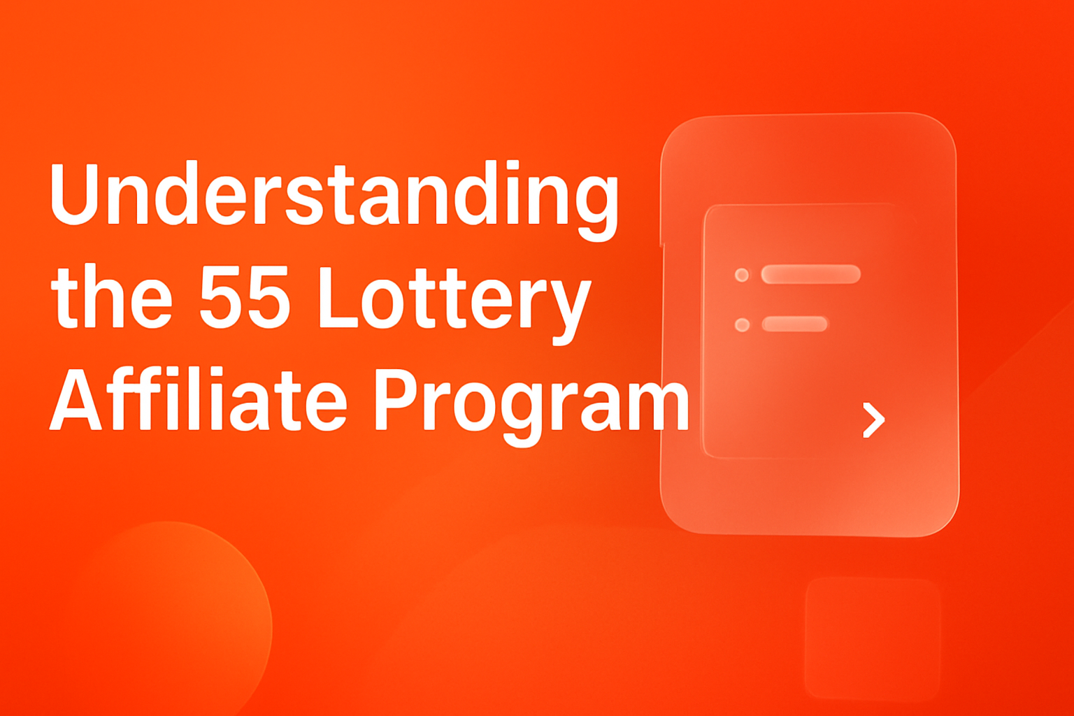 A professional representation of the 55 Lottery Login Guide, featuring clear text and a secure theme.