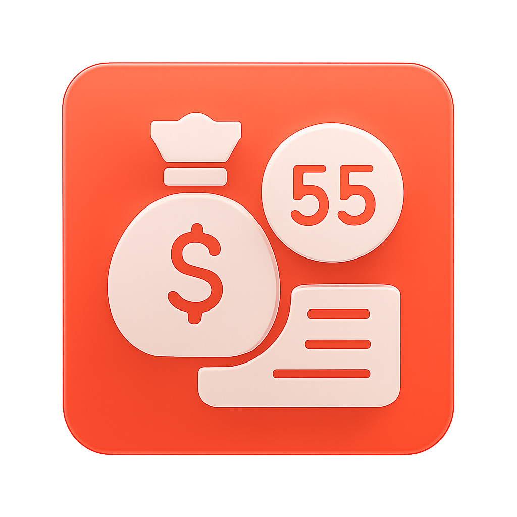 Icon representing 55 Lottery Account Recovery Guide.