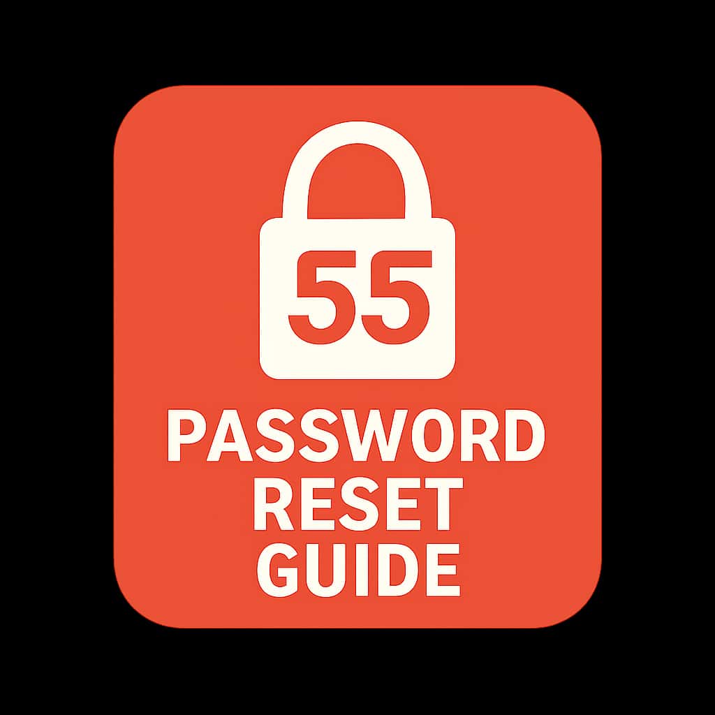 Icon representing the 55 Lottery Password Reset Guide.