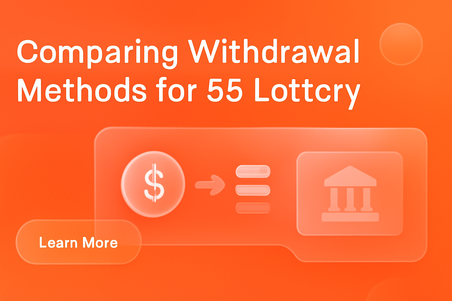 An informational scene depicting guidelines for secure access to the 55 Lottery.