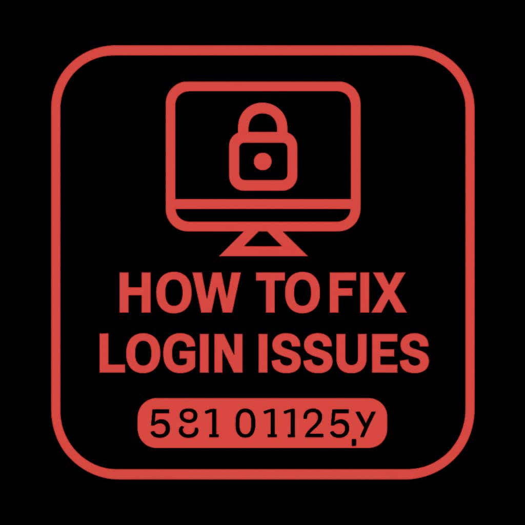 Icon representing support for fixing login issues at 55 Lottery.