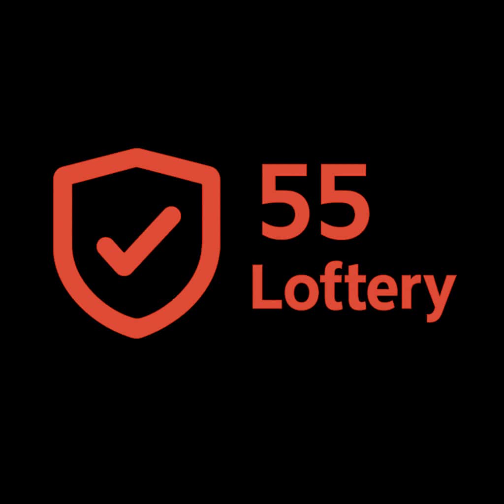 An icon representing the safety of 55 Lottery.